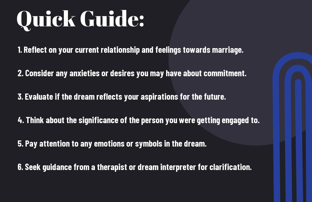 Dream About Getting Engaged Meaning: