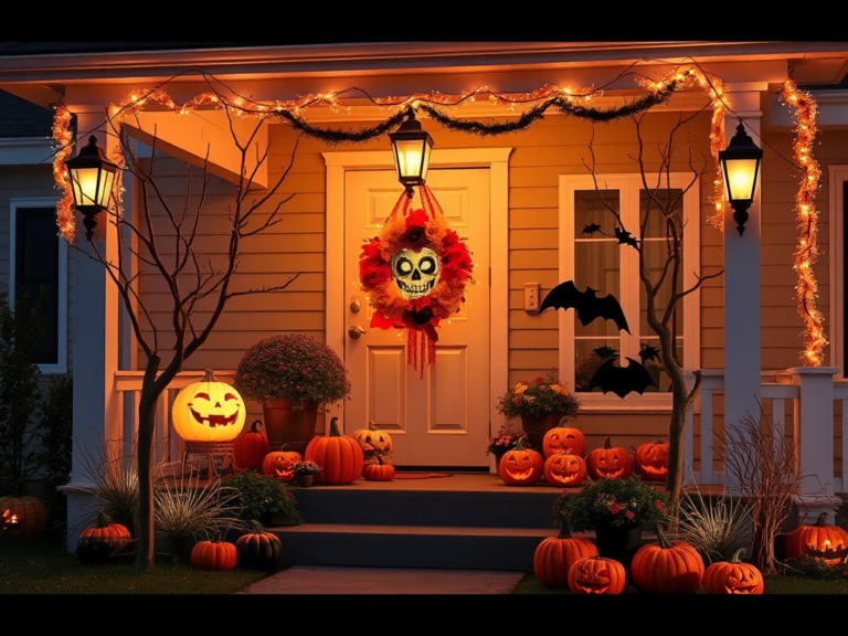 20 Outdoor Halloween Decorations Ideas