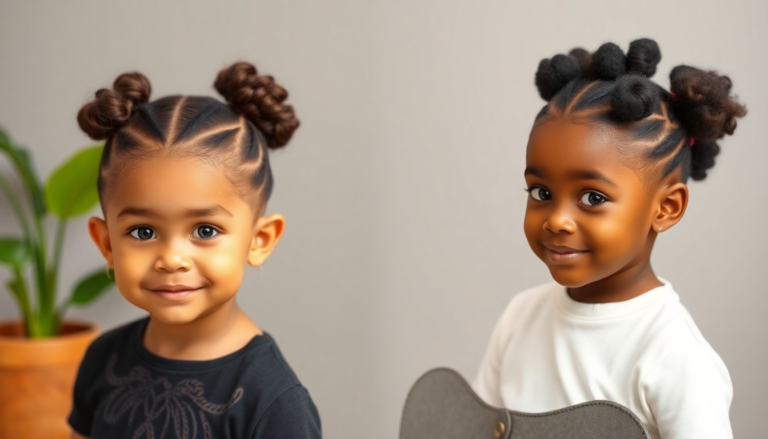 23 Picture Day Hairstyles for Kids Black