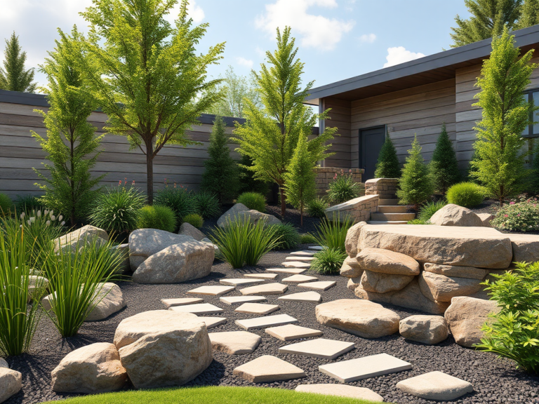 17 Landscaping With Rocks Ideas