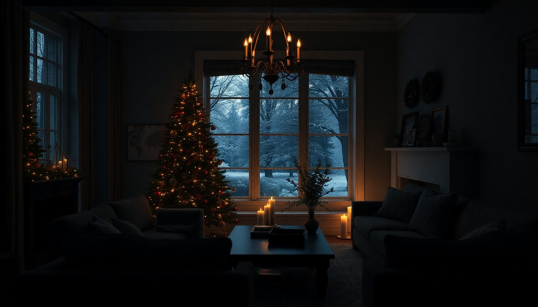 19 Dark Christmas Home Decor Ideas