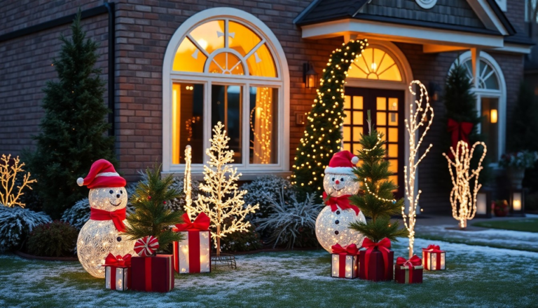 24 Outdoor Christmas Yard Decorations