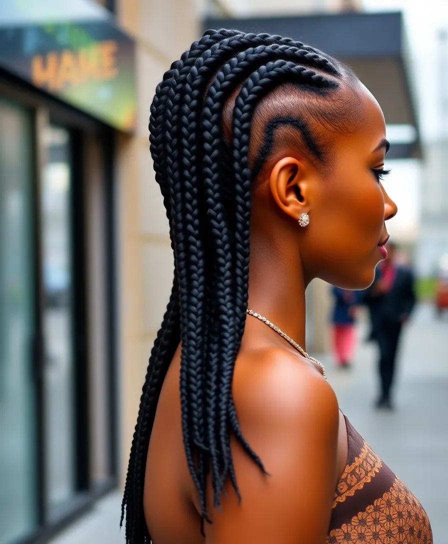 15 Mesmerising Fulani Braids You'll Want to Try ASAP! - 14. Fulani Braids with Side Part