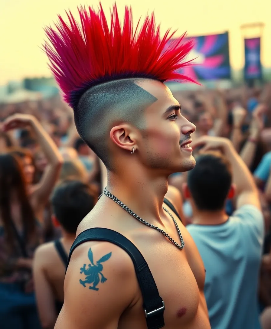 15 Best Faded Undercut Hairstyles for Men That'll Turn Heads! - 6. Mohawk Faded Undercut