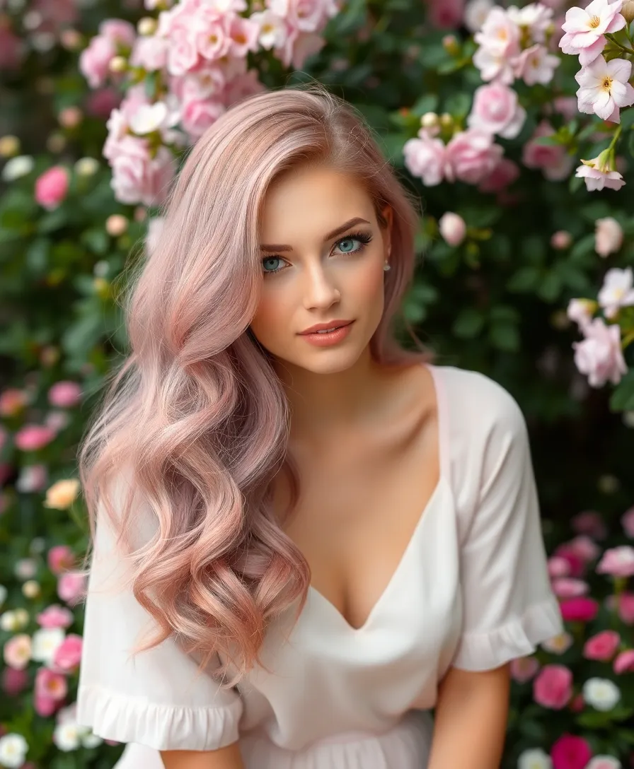 16 Gemini Hair Color Ideas That Will Make You Stand Out (Especially #5!) - 11. Dusty Rose