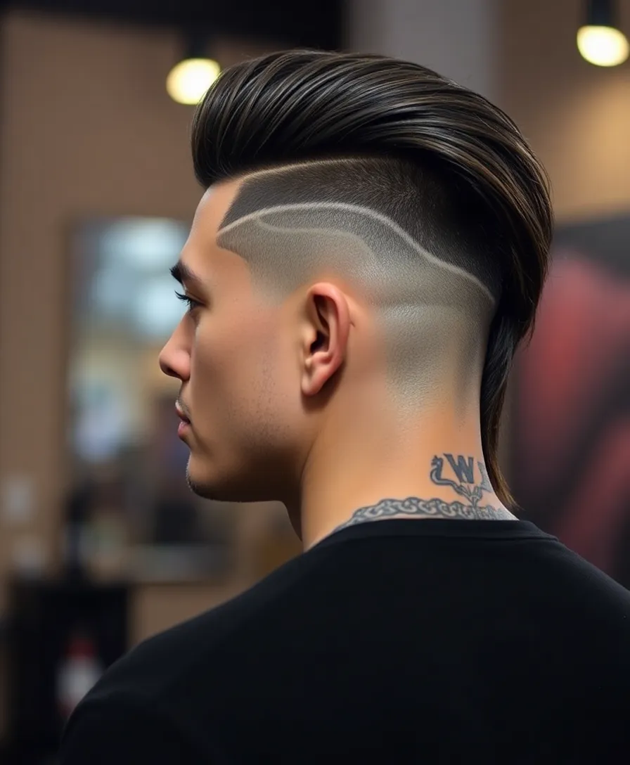 15 Stylish Faded Mullet Hairstyles for Men to Inspire Your Next Look! - 5. Undercut Mullet