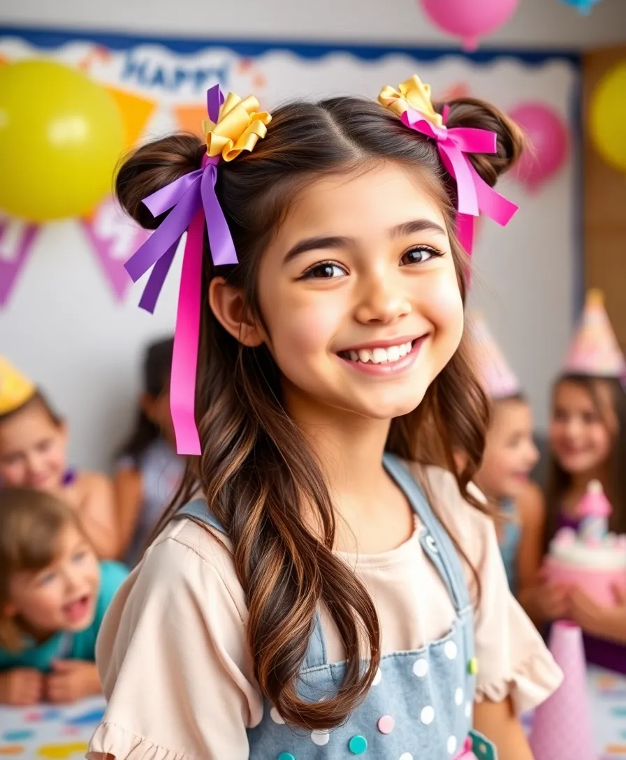 25 Stunning Birthday Hairstyles for Your Celebrations (You Won't Believe #12!) - 15. Cute Pigtails with Accessories