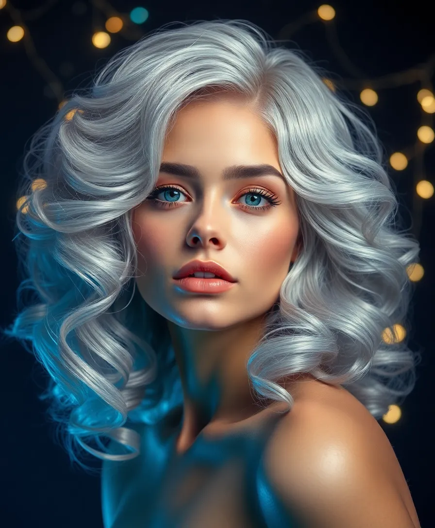 16 Gemini Hair Color Ideas That Will Make You Stand Out (Especially #5!) - 5. Silver Stardust