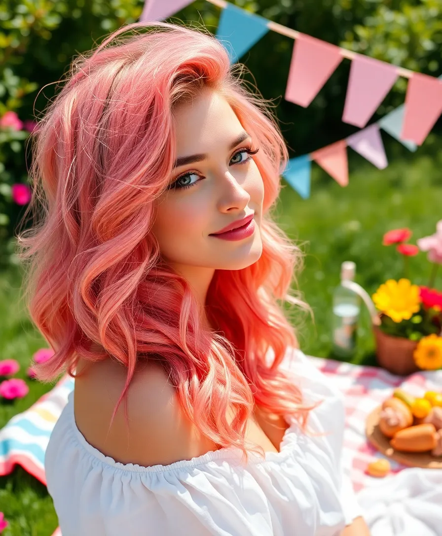 16 Gemini Hair Color Ideas That Will Make You Stand Out (Especially #5!) - 13. Coral Crush