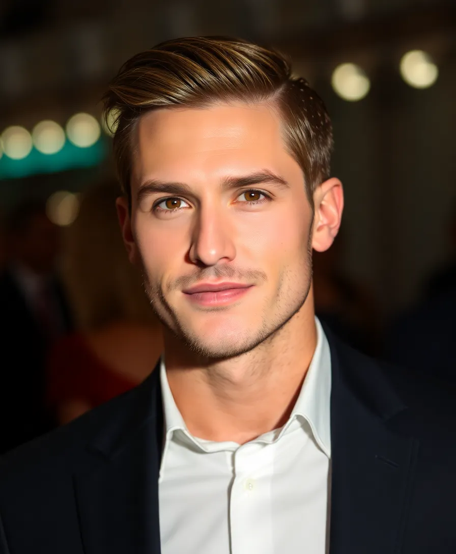 20 Stylish Men’s Wolf Style Cut Ideas That Will Turn Heads Everywhere! - 17. Wolf Cut with a Side Part