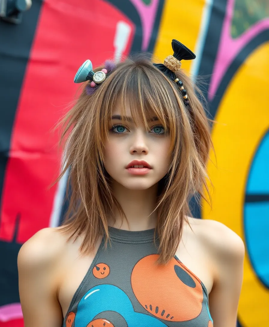 Discover 25 Short Shaggy Hair Ideas That Are Effortlessly Chic (You Won't Believe #8!) - 12. Shaggy Hair with Accessories