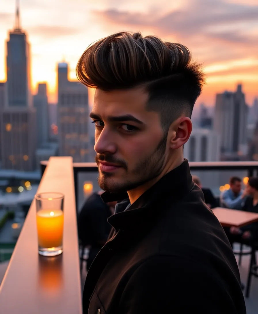 15 Stylish Korean Hairstyles for Men That Will Turn Heads! - 9. The Quiff