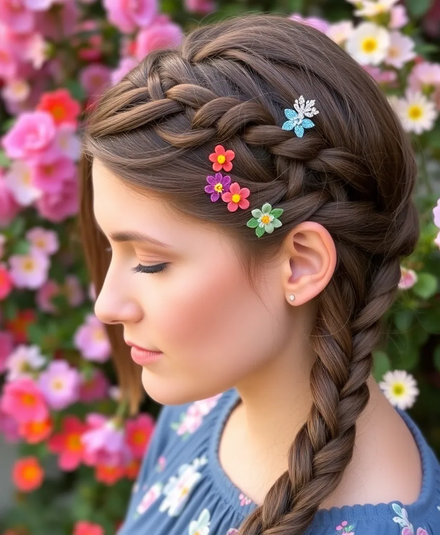 19 Gorgeous Dutch Braid Hairstyles That Will Turn Heads Everywhere! - 6. Dutch Braid with Accessories