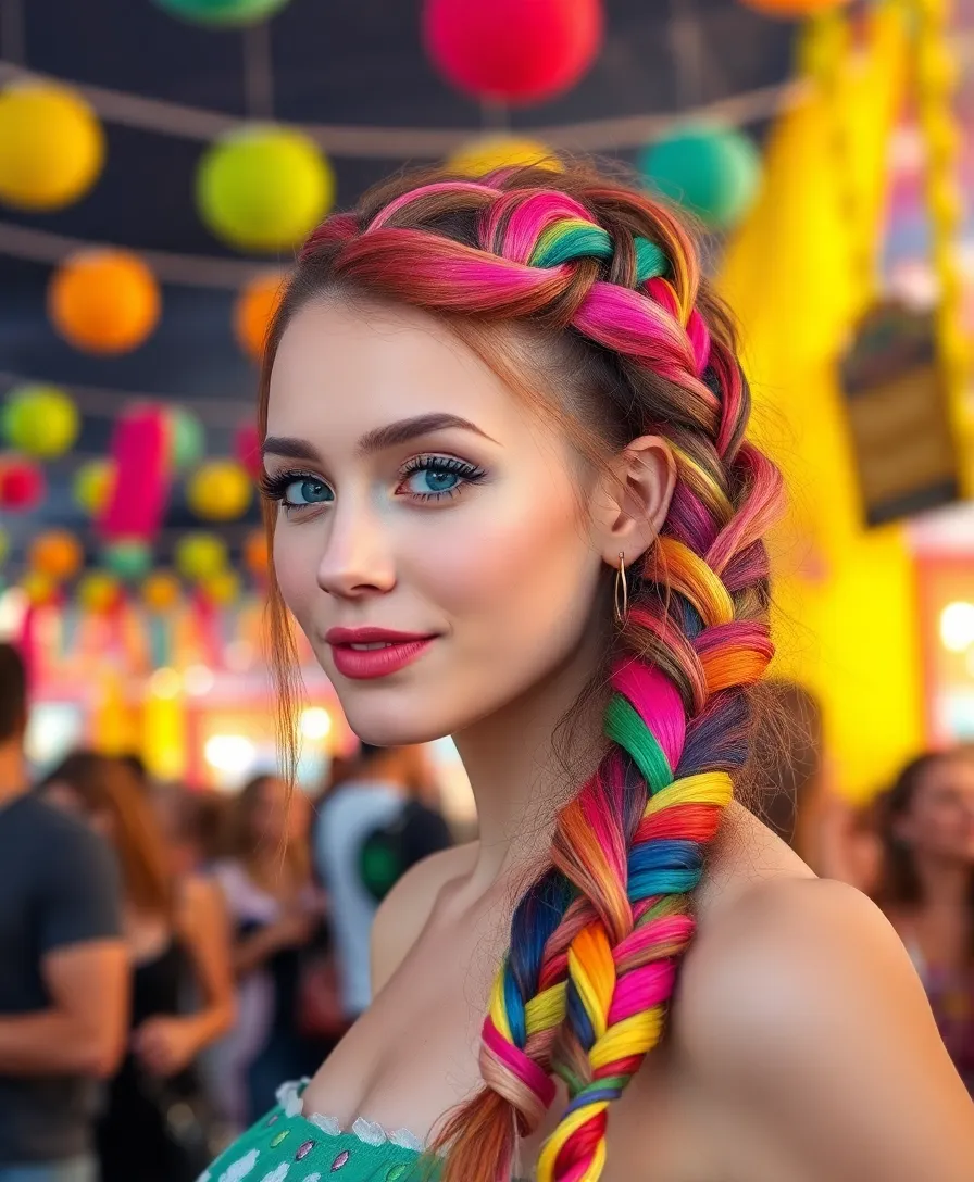 19 Gorgeous Dutch Braid Hairstyles That Will Turn Heads Everywhere! - 12. Dutch Braid with Color