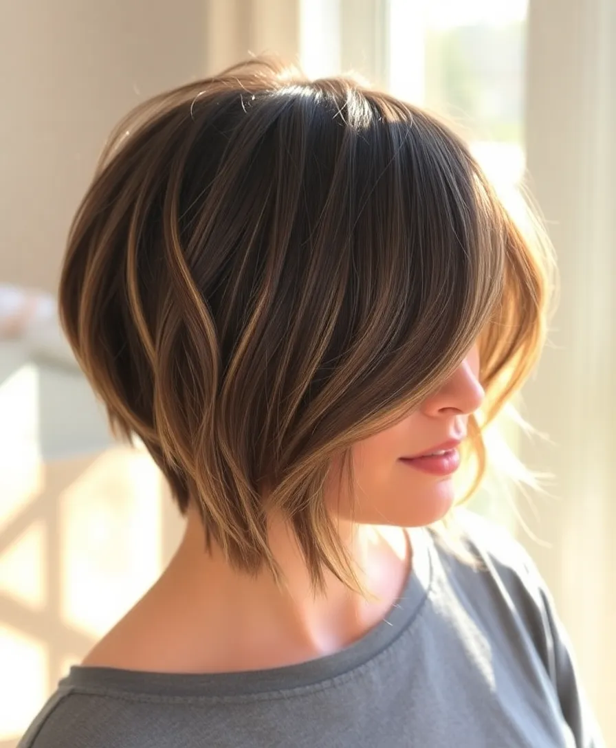 15 Trendy Short Wolf Cuts With Curtain Bangs That Will Leave You Speechless! - 12. Subtle Highlights