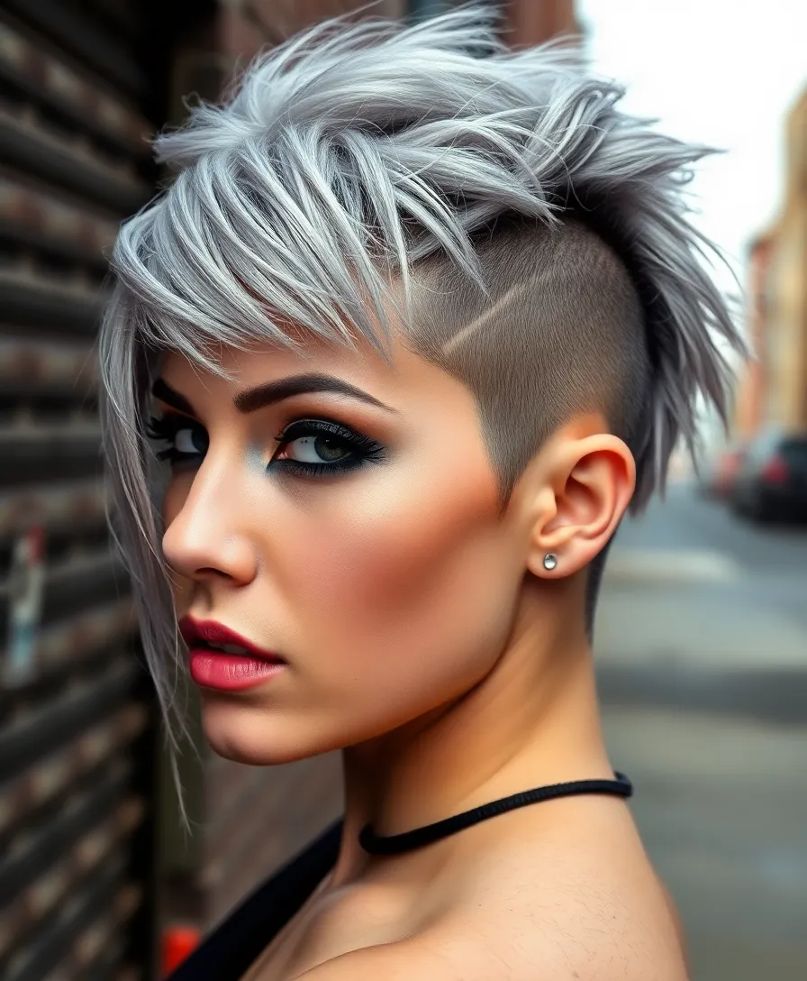 15 Trendy Short Wolf Cuts With Curtain Bangs That Will Leave You Speechless! - 8. Edgy Undercut