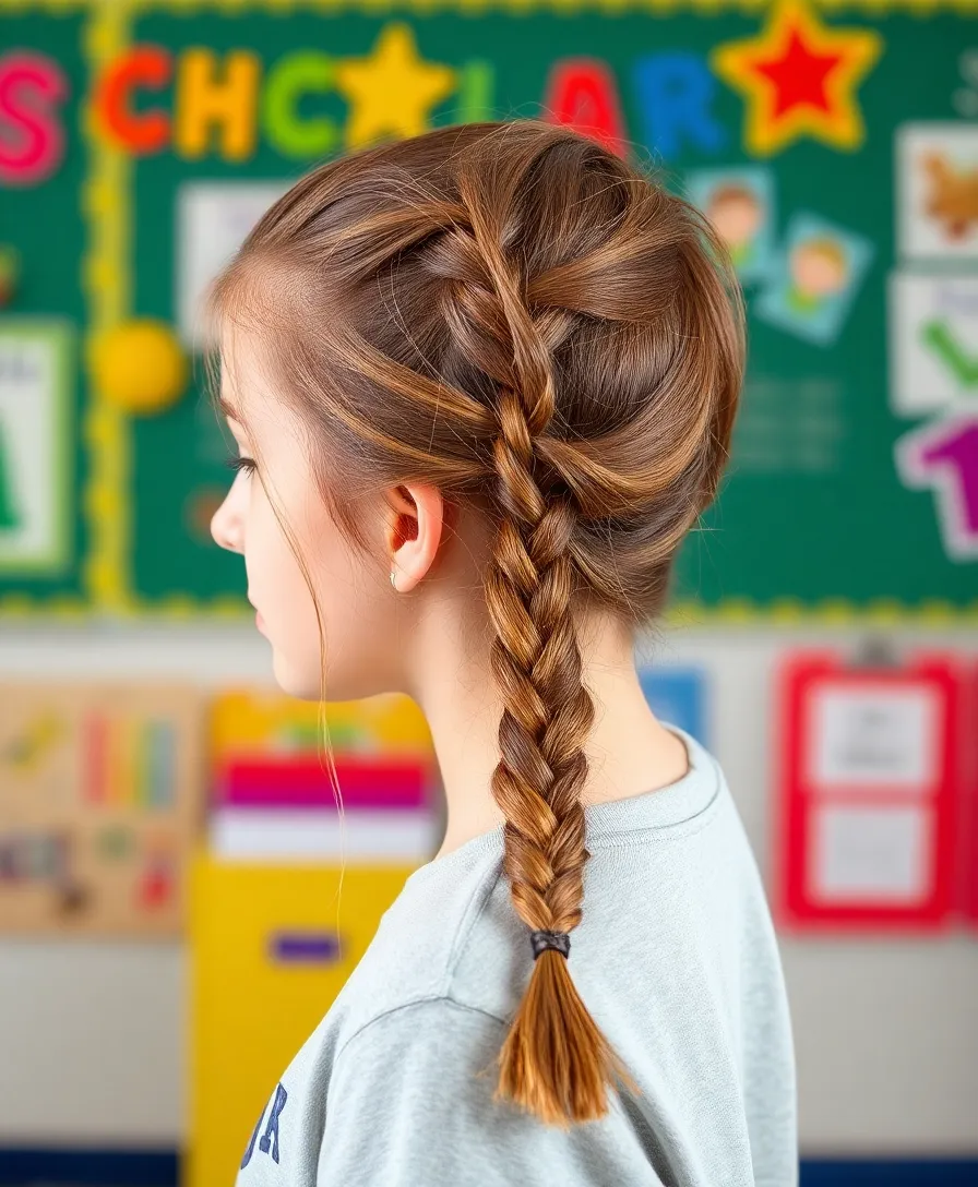 15 Quick and Cute Hairstyles for School That'll Make You the Trendsetter! - 4. Fishtail Braid