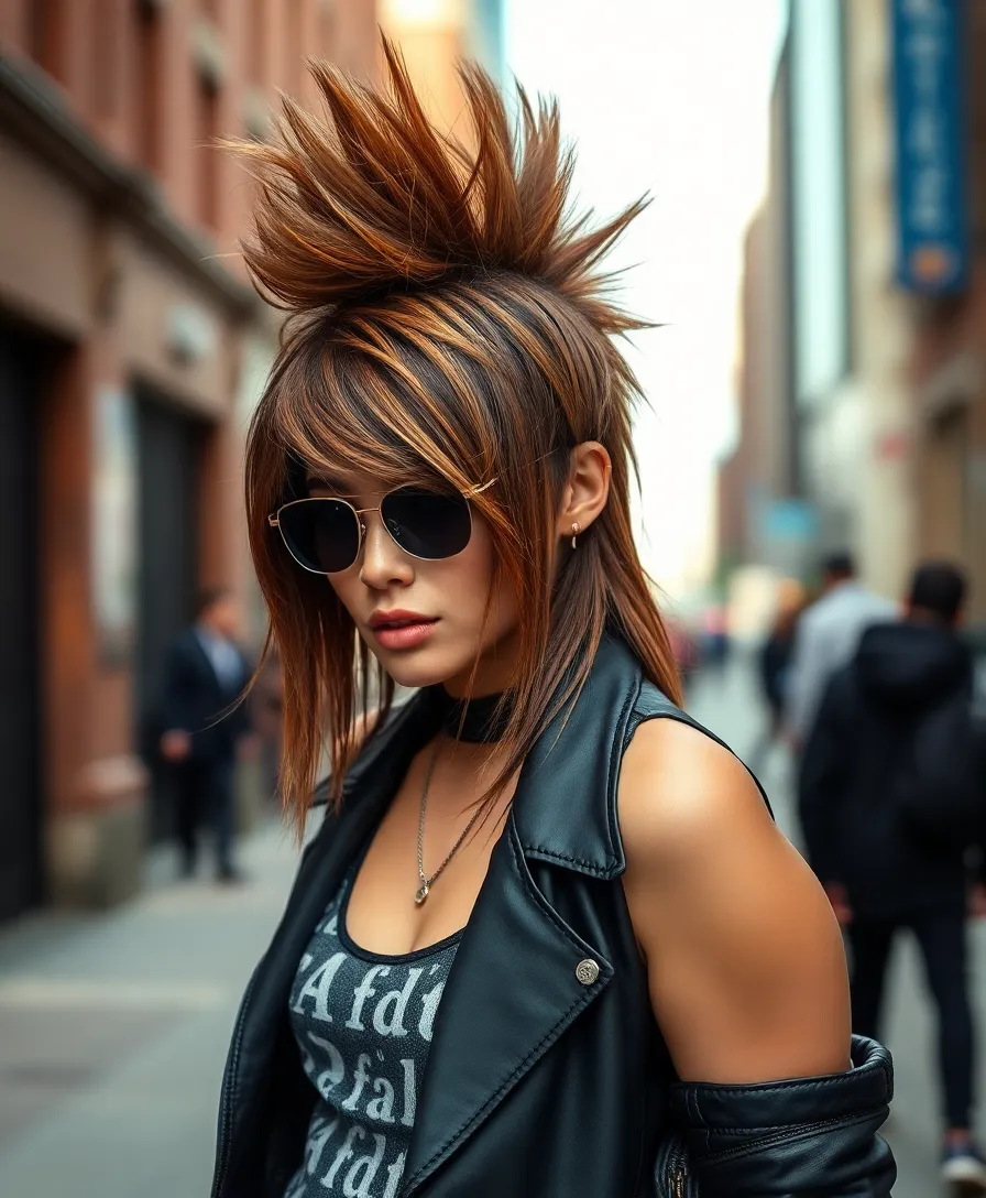 15 Bold Edgy Soft Mullet Hairstyles to Upgrade Your Look (You’ll Love #7!) - 13. The Faux Hawk Soft Mullet