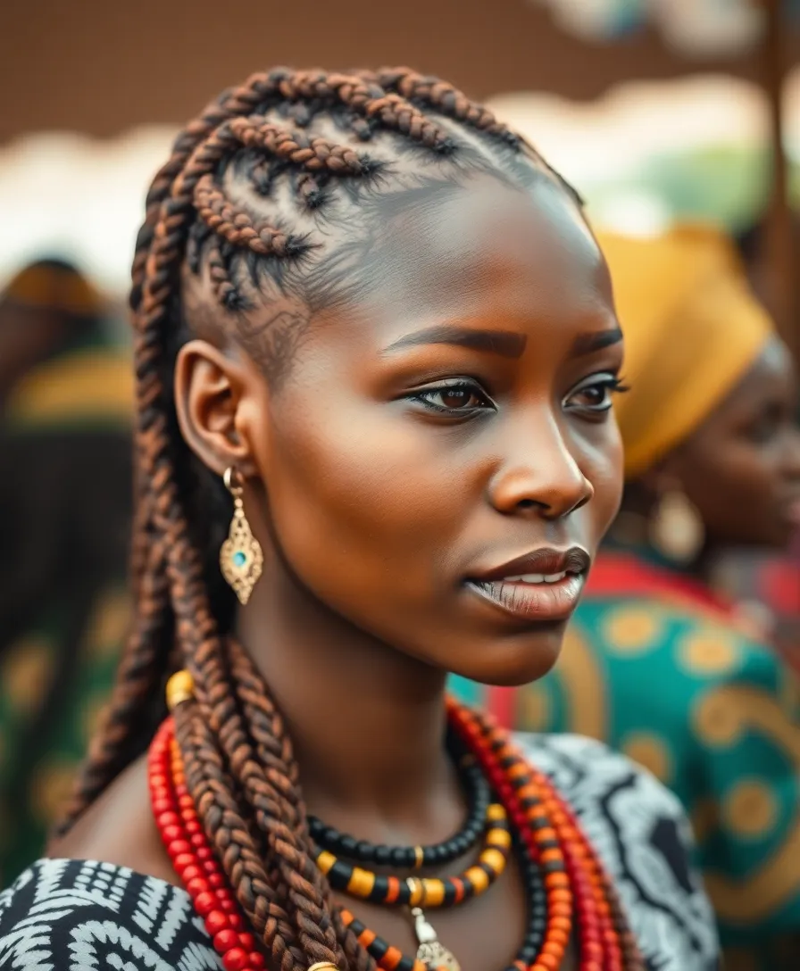 15 Mesmerising Fulani Braids You'll Want to Try ASAP! - 9. Tribal Fulani Braids