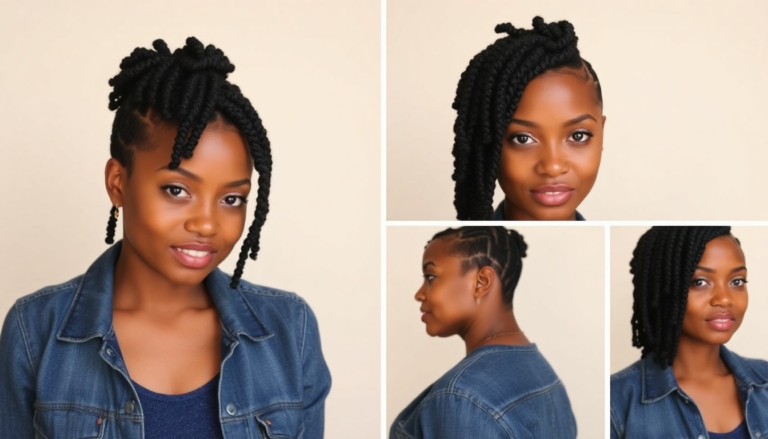 23 Unique Loc Styles for Short Hair