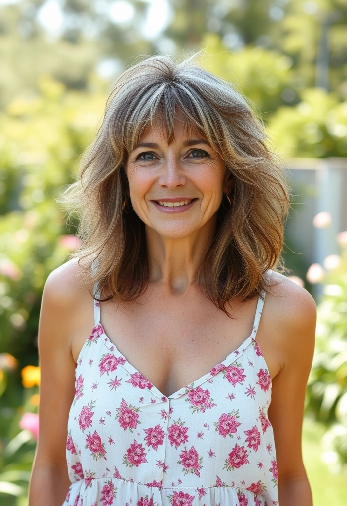 21 Stylish Haircuts for Women Over 50 That Will Make You Look Fabulous! - 4. Shaggy Cut