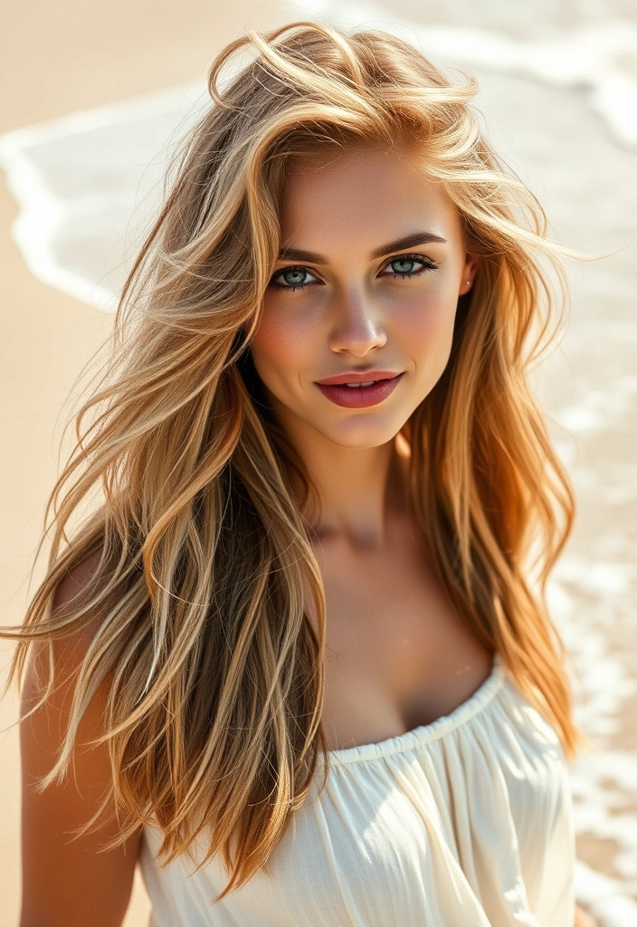 26 Elegant Hairstyles for Wavy Hair That Will Turn Heads! - 1. Effortless Beach Waves