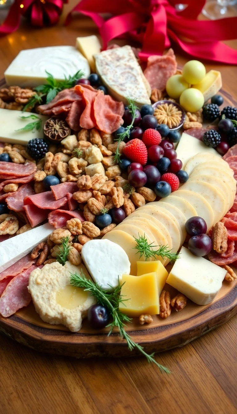 21 Christmas Brunch Ideas That Will Make Your Holiday Morning Magical! - 21. Holiday Charcuterie Board