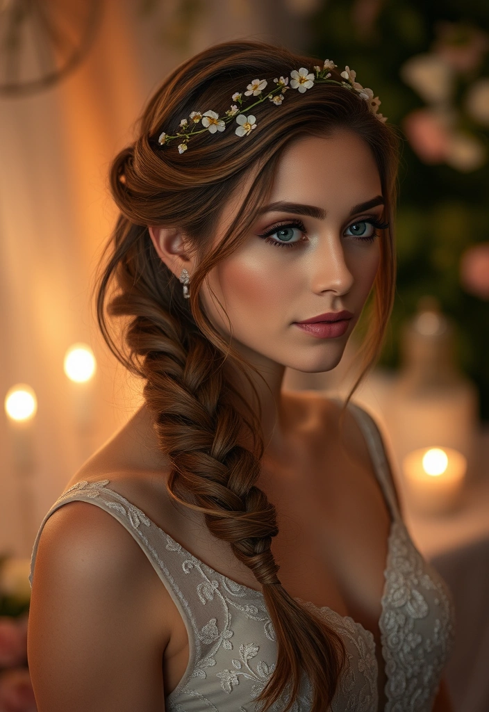 25 Stunning Homecoming Hairstyles That Will Turn Heads (Get Ready for Compliments!) - 23. Crown Braid with Loose Ends