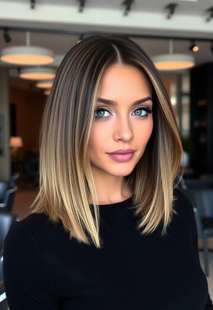 21 Balayage Wolf Cut Styles That Will Leave You Speechless! - 11. Layered Bob with Balayage