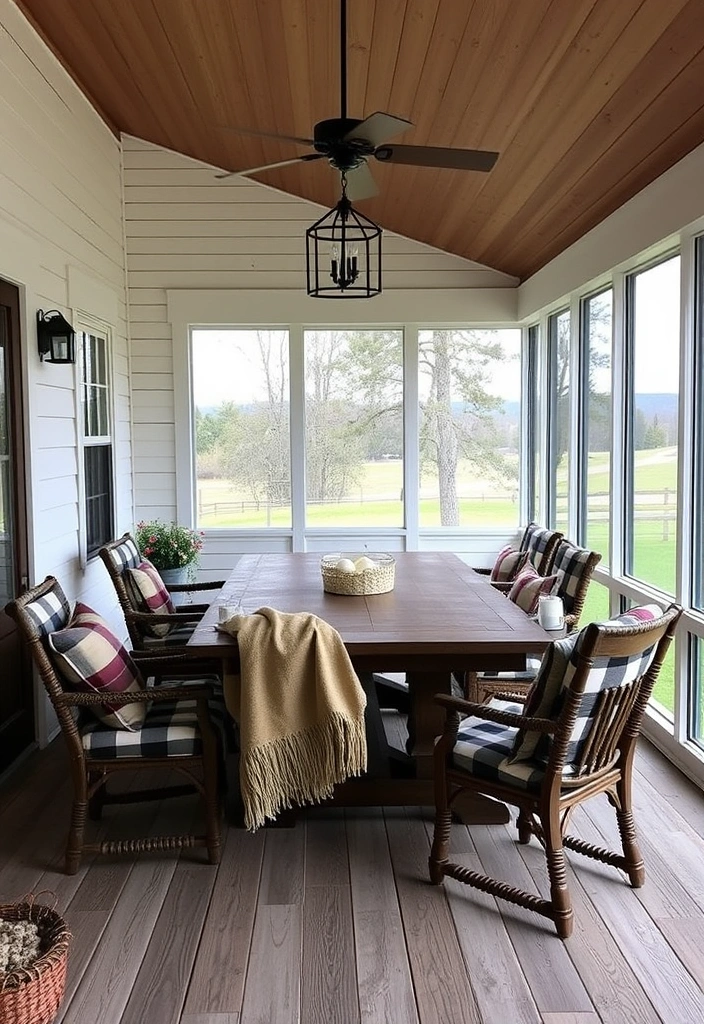 25 Screened in Porch Plans Ideas You'll Wish You Knew Sooner! - 6. Farmhouse Feel