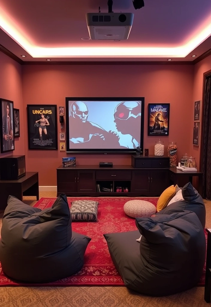 22 Awesome Teen Boy Bedroom Ideas Every Teenager Will Love! - 7. Movie Buff Haven