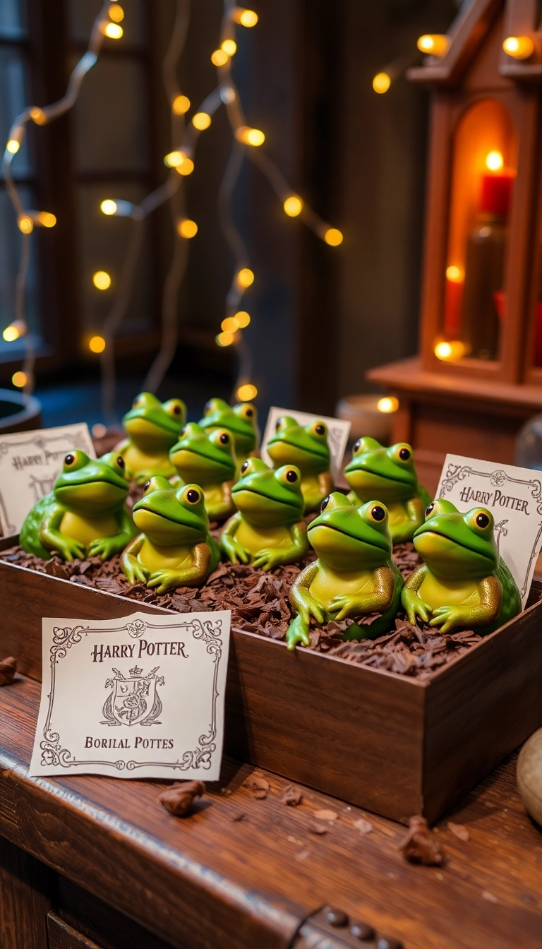 22 Harry Potter Dinner Ideas That'll Make You Feel Like You're at Hogwarts! - 7. Chocolate Frogs