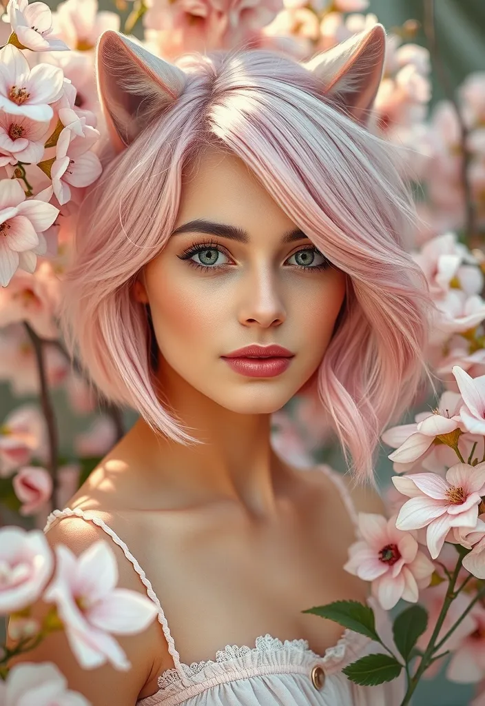 15 Eye-Catching Pink Wolf Cuts That Will Turn Heads Everywhere! - 10. Soft Pink with Face-Framing Layers