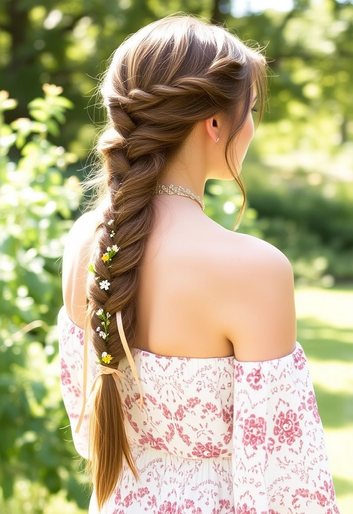 22 Elegant and Stylish Braid Hairstyles That Will Turn Heads! - 2. Bohemian Fishtail Braid