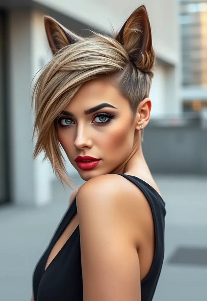 25+ Medium Wolf Cut Ideas for Women That'll Make You Want to Book an Appointment ASAP! - 8. Asymmetrical Cuts