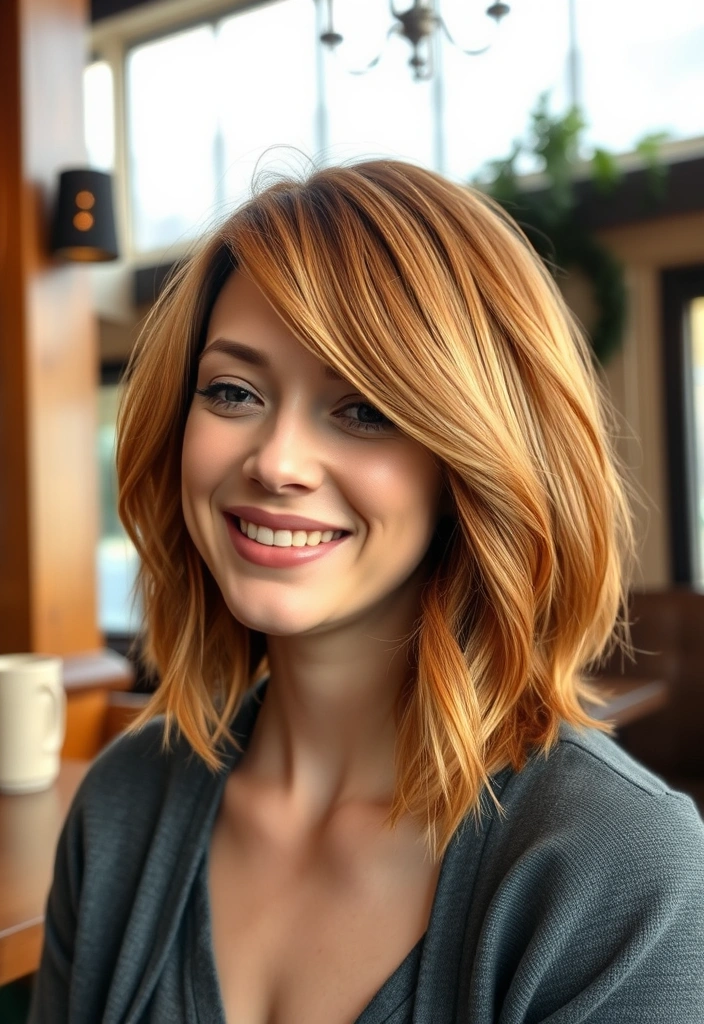 24 Spicy Ginger Wolf Cut Ideas That Will Make You the Envy of All Your Friends! - 9. Wolf Cut with Face-Framing Layers