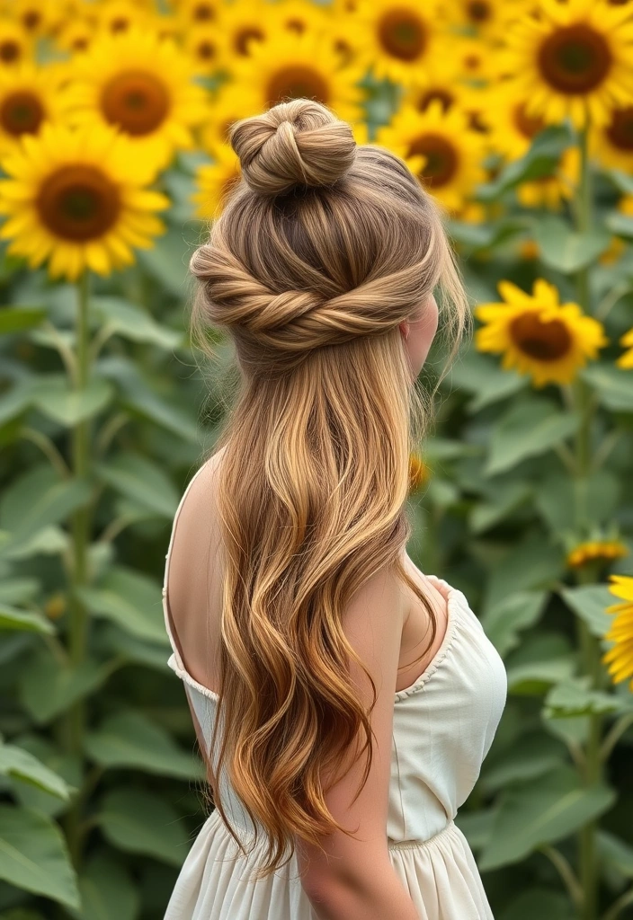 24 Summer Hair Trends for Women That Will Leave You Breathless! - 6. Half-Up, Half-Down Styles