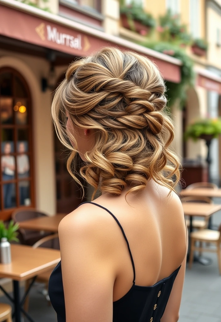 25 Chic and Classy Hairstyles for Women With Long Hair - 13. Twisted Half-Updo