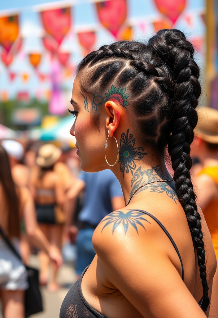 24 Summer Hair Trends for Women That Will Leave You Breathless! - 22. Hair Tattoos