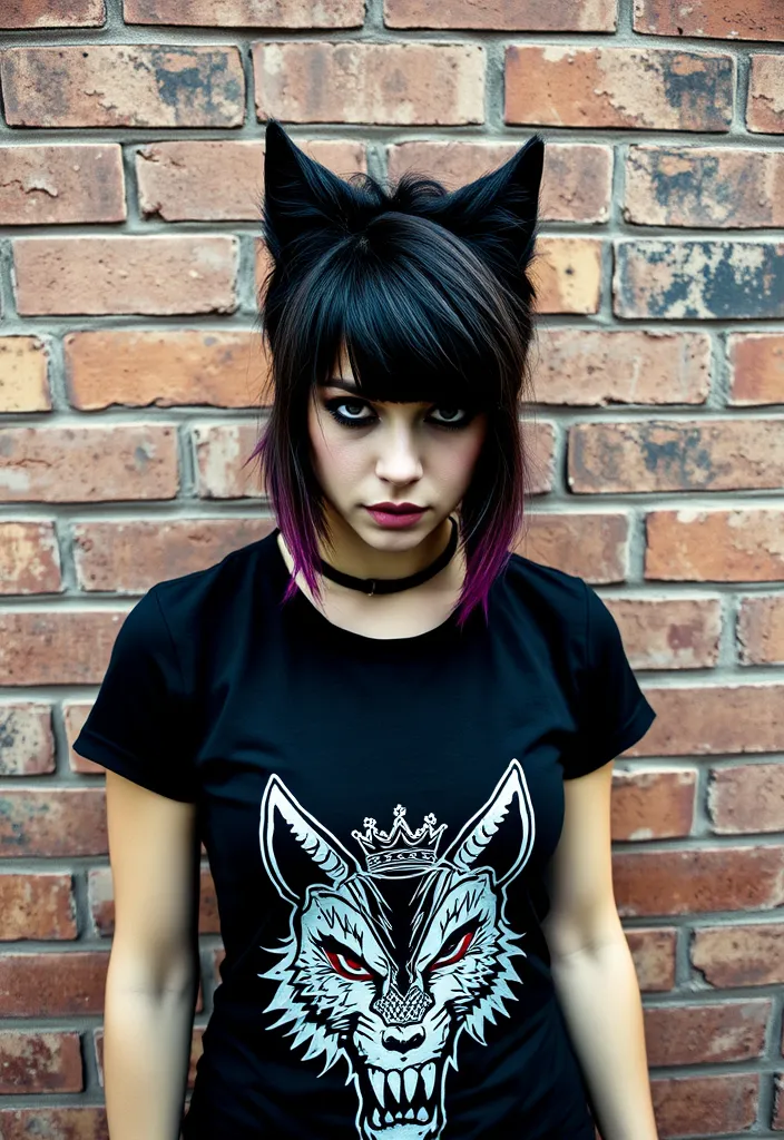 20 Stunning Wolf Cut Ideas with Bangs That Will Transform Your Look! - 8. Short Wolf Cut with Bold Bangs