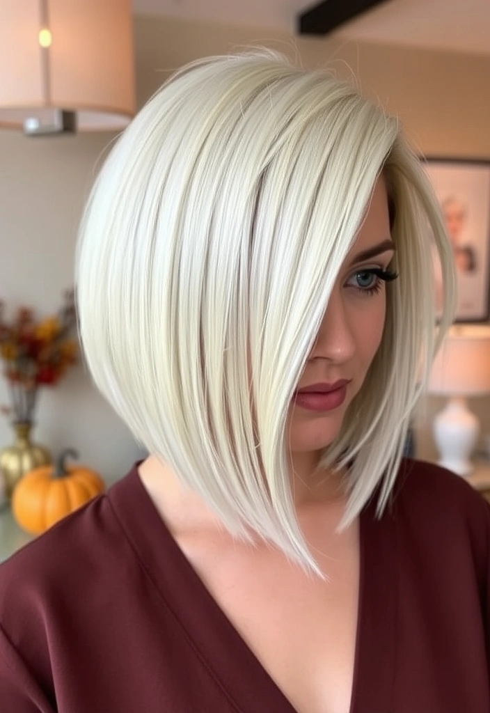 22 Stunning Fall Hair Color Ideas for Blonde That'll Make Heads Turn! - 16. Vanilla Blonde with Silver Undertones