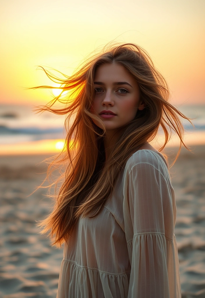 25 Chic and Classy Hairstyles for Women With Long Hair - 8. Beachy Waves