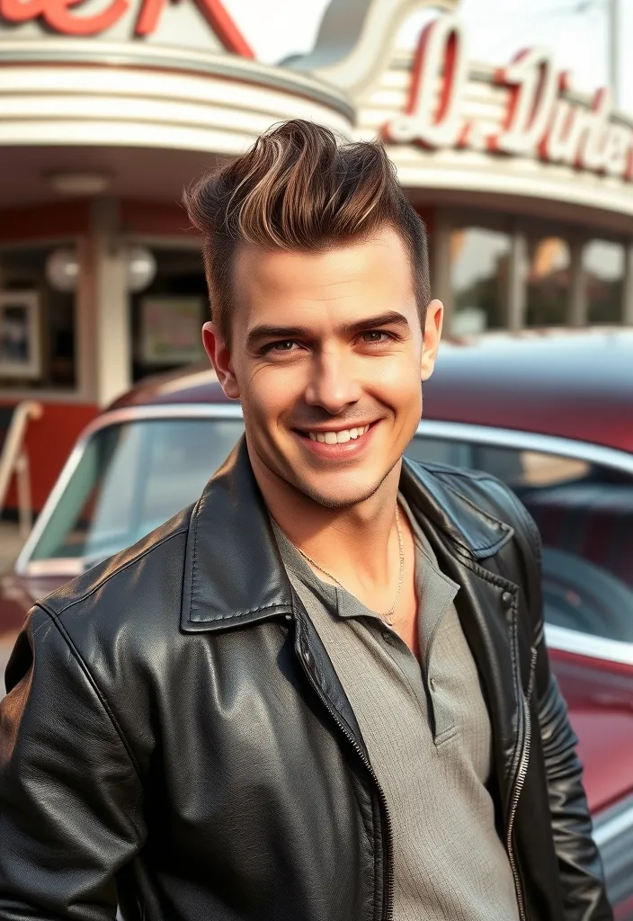 21 Stunning Haircuts for Long Haired Men That Will Turn Heads! - 15. The Rockabilly Style