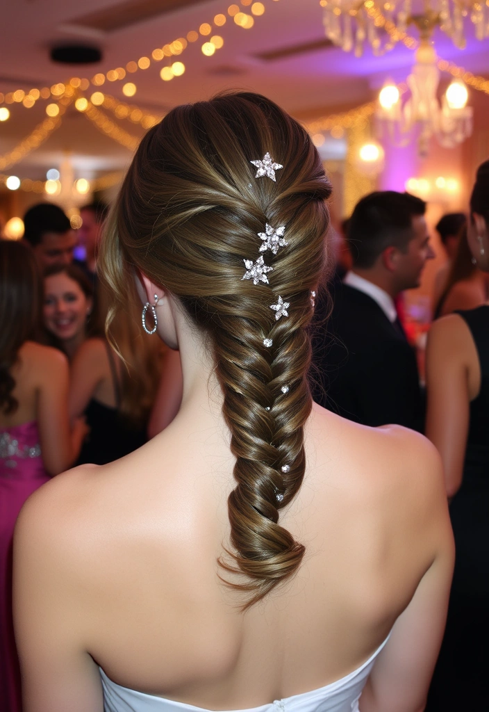 25 Stunning Homecoming Hairstyles That Will Turn Heads (Get Ready for Compliments!) - 20. Twisted Ponytail with Accessories