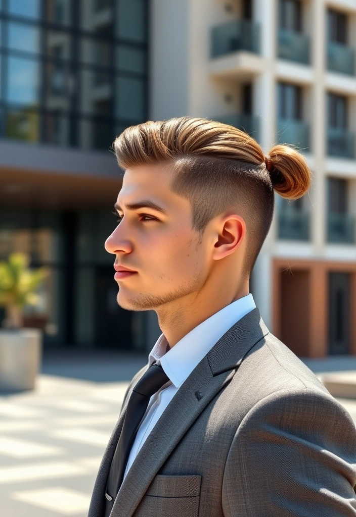 22 Dapper Hairstyles for Long-Haired Men That Will Turn Heads! - 1. The Classic Dapper Ponytail