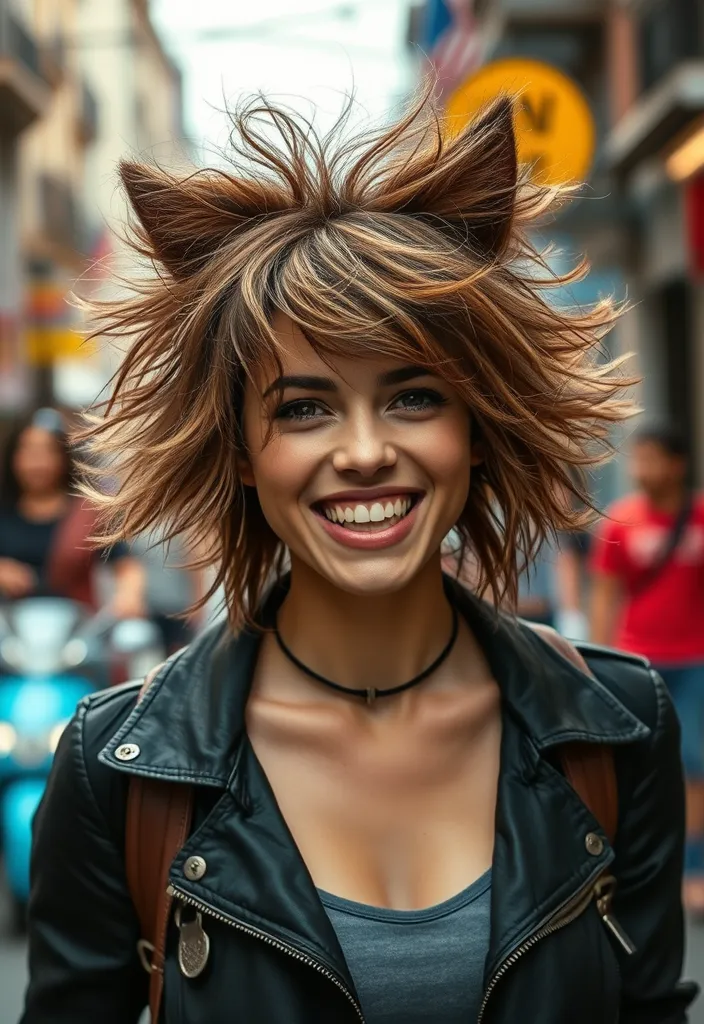 20 Fluffy Wolf Cut Ideas That Will Transform Your Look Instantly! - 16. Wolf Cut with a Shaggy Finish