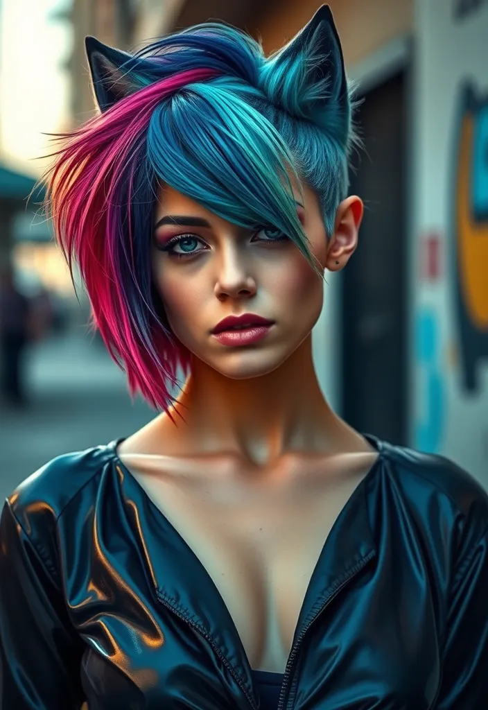 23 Jaw-Dropping Long Wolf Cut Ideas That Will Transform Your Look! - 10. The Two-Tone Wolf Cut