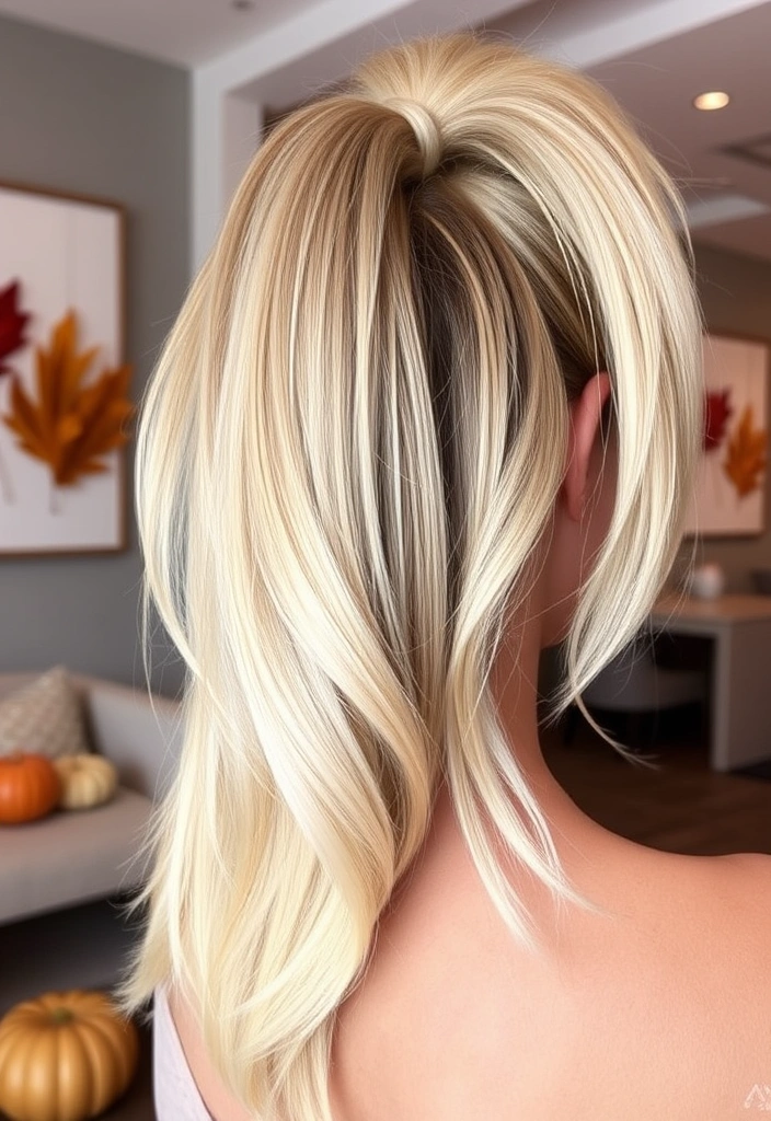 22 Stunning Fall Hair Color Ideas for Blonde That'll Make Heads Turn! - 18. Creamy Blonde with Light Brown Highlights