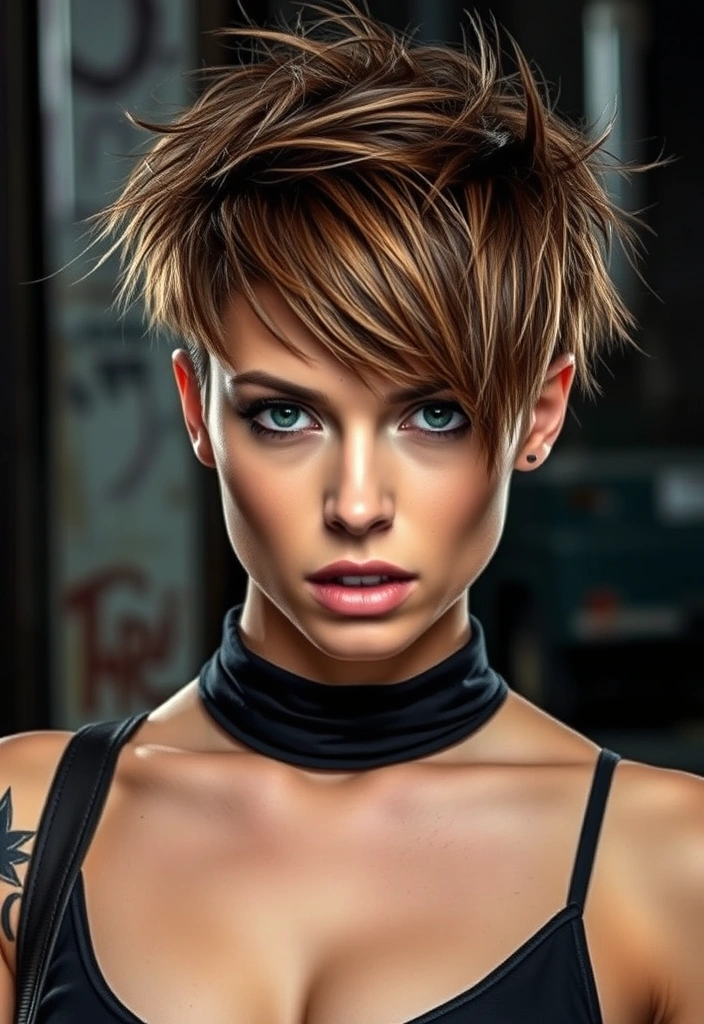 15 Intense Emo Shag Haircuts That Will Transform Your Look (Don't Miss #7!) - 6. Emo Shag with Undercut