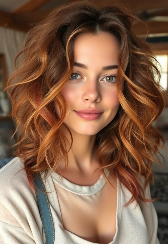 15 Fun Long Layered Hairstyles for Curly Hair That Will Blow Your Mind! - 10. Messy Layers